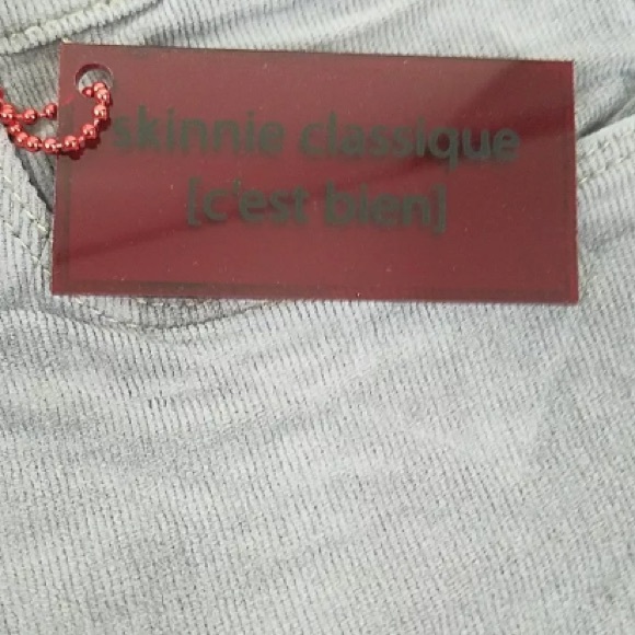 BLANK NYC WOMEN'S SKINNY CORDUROY PANTS JEANS GRAY - Picture 7 of 8